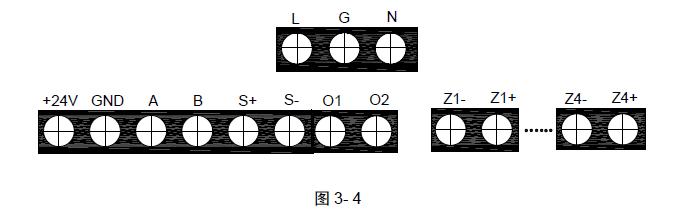 JB-QB-GST200火灾报警控制器接线端子图 JB-QB-GST200火灾报警控制器接线端子图