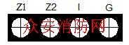 海湾输入监视模块接线图GST-LD-8300接线端子示意图 海湾输入监视模块接线图GST-LD-8300接线端子示意图