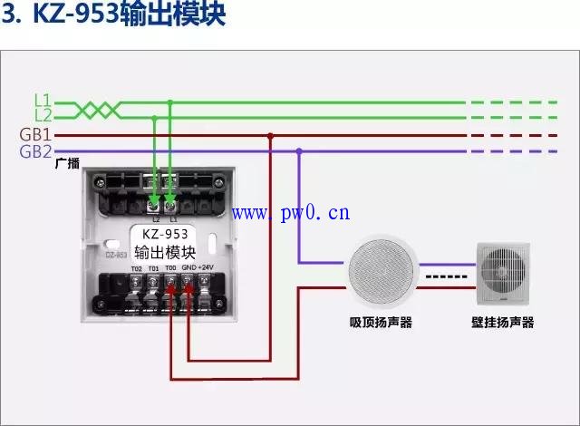 泛海三江kz-953型输出模块消防广播模块-众安消防网