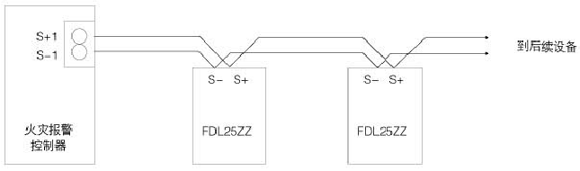 能美fdl25zz点型感温火灾探测器(智能型}接线图