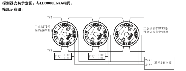 利达华信jty-gm-ld3000en(b)点型光电感烟火灾探测器