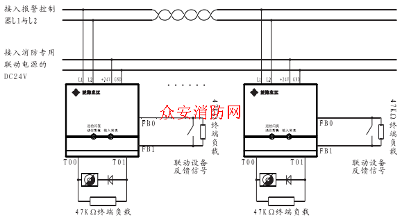 kzj-956型输入输出模块的接线方式