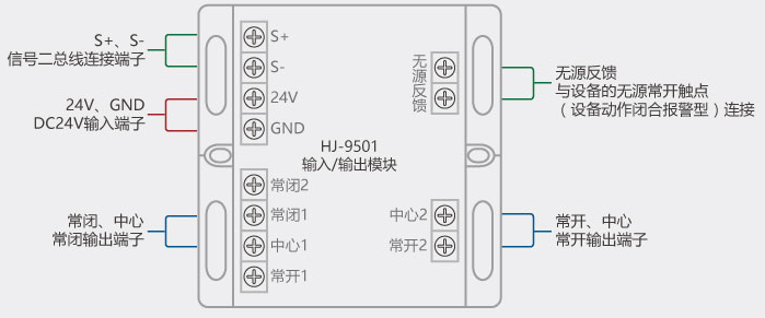 松江中继模块接线图片