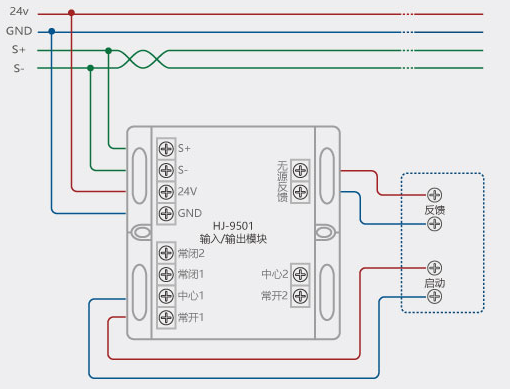 松江中继模块接线图片