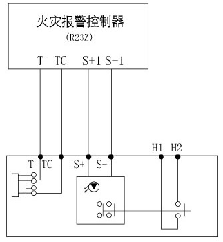 床头手动报警器接线图图片