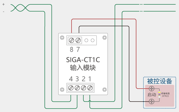 爱德华siga-ct1c智能特征单监视模块输入模块