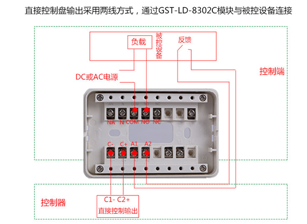 海灣切換模塊gstld8302c接線圖