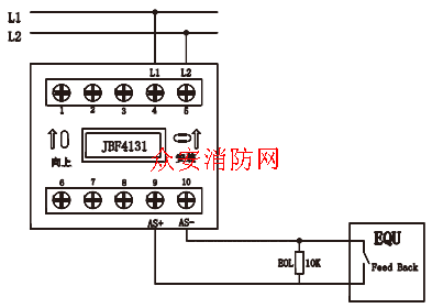 北大青鸟jbf4131输入模块接线图